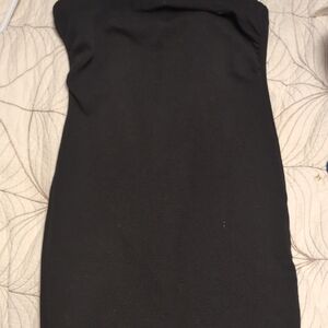 Fashion Nova Elegant Black Strapless Dress